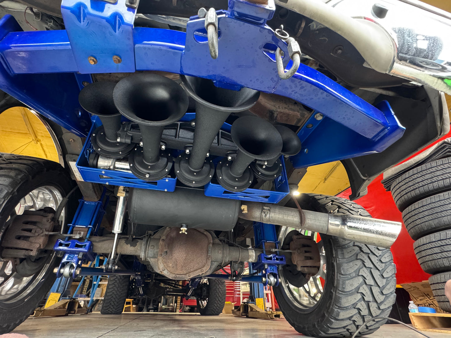 Nathan’s Air Chime Train Horn Spare Tire Delete Bracket