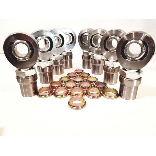 1/2 SET 1.25" HEIMS 1" BORE W/ CONE SPACERS (4LH & 4RH)