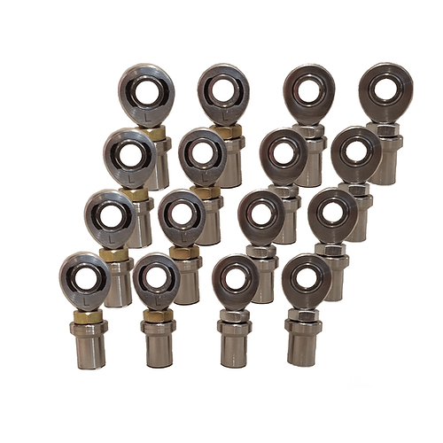 1/2" x 1/2" Full Set Kit Chromoly Heim Joints