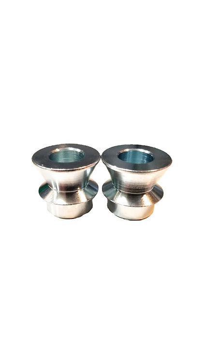 3/4"-1/2" High Misalignment Spacers zinc coated mild steel 2" mounting width