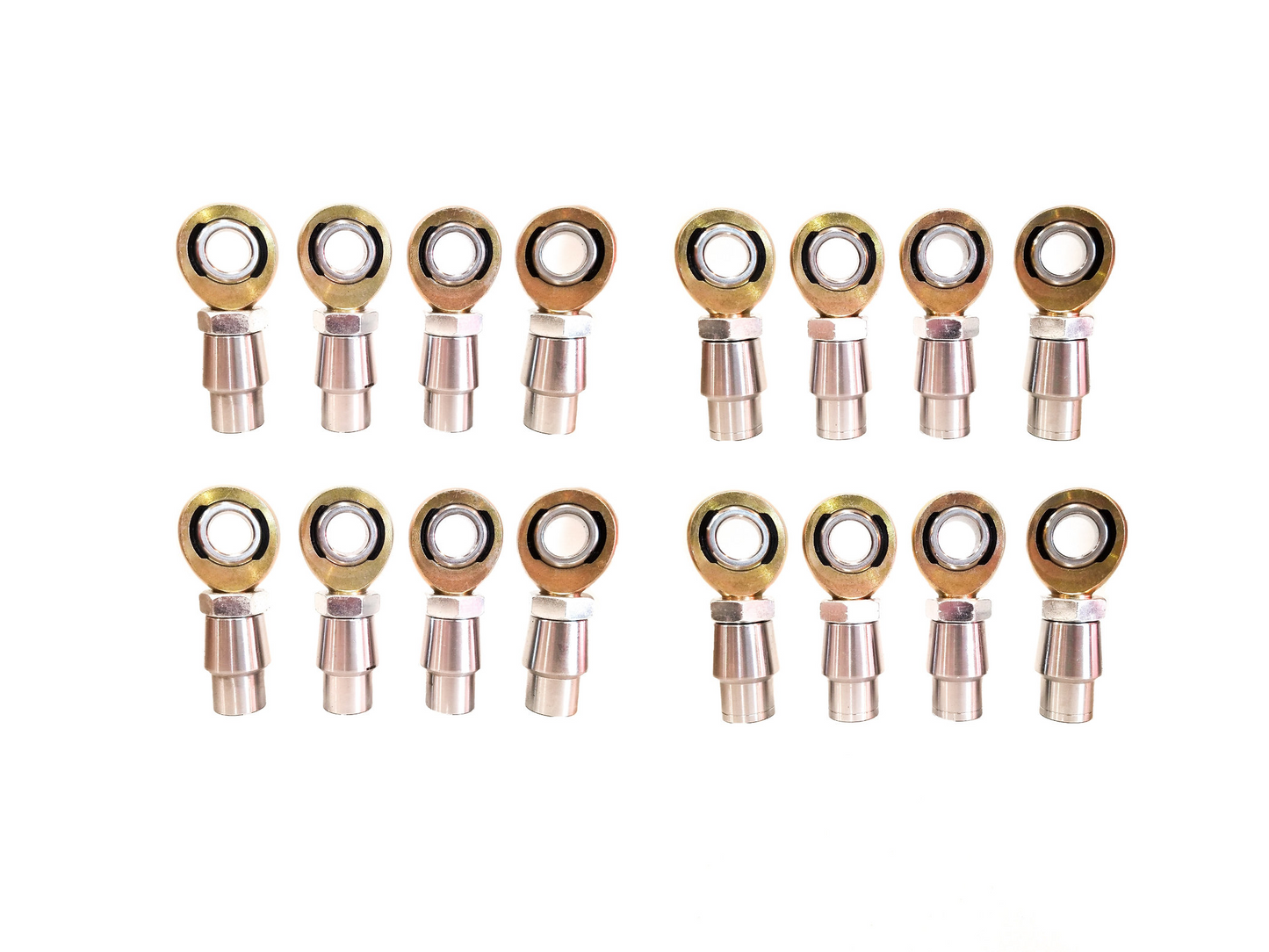 FULL SET 3/4" X 3/4" GOLD HEIM JOINTS (8LH & 8RH)